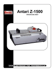 Antari Z-1500 II Product guide