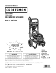 Craftsman 580.752560 Operating instructions