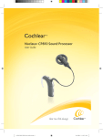 Cochlear Nucleus CR110 User guide