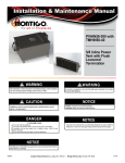 Montigo PVHFL58-300 Instruction manual