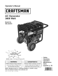Craftsman 580.323610 Operator`s manual