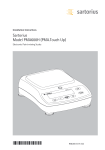 Sartorius PMA600H Troubleshooting guide