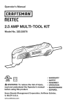 Craftsman NEXTEC 320.35078 Operator`s manual