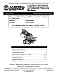 Campbell Hausfeld Maxus IN469101AV Product manual