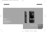 Siemens ME75 User guide