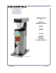 Bloomfield 8740 Specifications