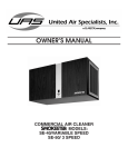 UAS Smokeeter SE 24 Owner`s manual