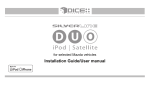 DICE Car Integration Kit for iPod Installation guide