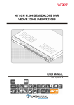 VOLTA VEDVR2308B User manual
