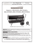 Remington HH-215T-KFA User`s manual