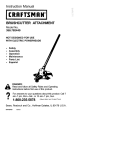 Craftsman 358.792440 Instruction manual