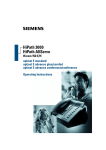 Siemens  Advance Conference Telephone Operating instructions
