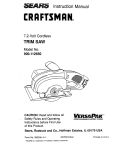 Craftsman 900.112650 Instruction manual