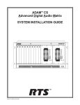 RTS KP95 Installation guide