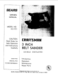 Craftsman 315.11721 Owner`s manual
