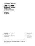 Craftsman 226.165290 Operator`s manual