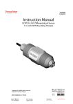 EUTECH INSTRUMENTS ECFP21A1A1 DIFFERENTIAL PH SENSOR - REV Instruction manual