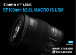 Canon Macro Twin Lite MT-24EX Instruction manual