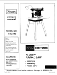 Craftsman 113.23112 Owner`s manual