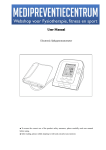 MEDIPREVENTIECENTRUM Pulse Oximeter User manual