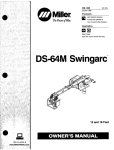 Miller Electric DS-64M Swingarc Specifications