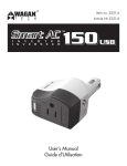 Wagan Smart AC 150 USB User`s manual