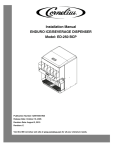 Cornelius Enduro ED-250 BCP Installation manual