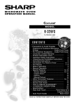 Sharp R-326FS Specifications