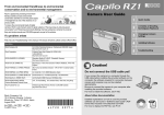 Ricoh Caplio RZ1 User guide