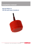 Simrad ES333-7C -  REV A Installation manual