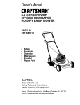 Craftsman 917.387010 Owner`s manual