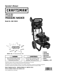 Craftsman 580.752610 Operator`s manual