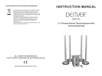 Denver DSS-510 Instruction manual