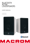 Macrom M-BTS50.B User manual