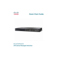 Cisco 300 Series Switches Quick Start Guide