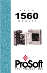 ProSoft Technology ProSoft 1560 Product specifications