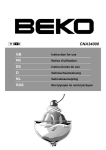 Beko CNA 34000 Technical data