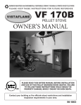 Vistaflame VF 170B Owner`s manual