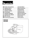 Makita BVC340 Instruction manual