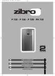 Zibro PH 733 Specifications