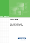 Advantech PWS-8101M User manual