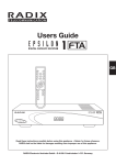 Radix epsilon Instruction manual