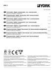 York DPC-1 Operating instructions