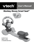 VTech Jungle Gym: Monkey Moves Smart Seat User`s manual