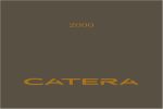 Cadillac 2000 Catera Owner`s manual