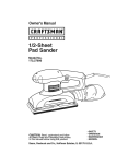 Craftsman 172.27696 Operator`s manual