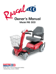 Rascal R500 Series Owner`s manual