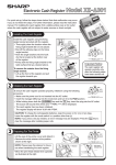 Sharp XE-A301 Instruction manual