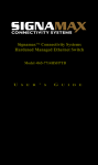 SignaMax 065-7714HSFPTB User`s manual