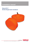 Simrad 50-7 -  REV B Installation manual